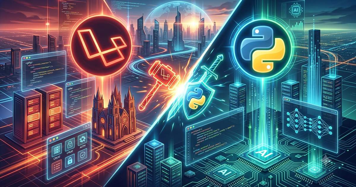 Laravel vs Python: Mana yang Lebih Bagus Buat Web Developer 2026?