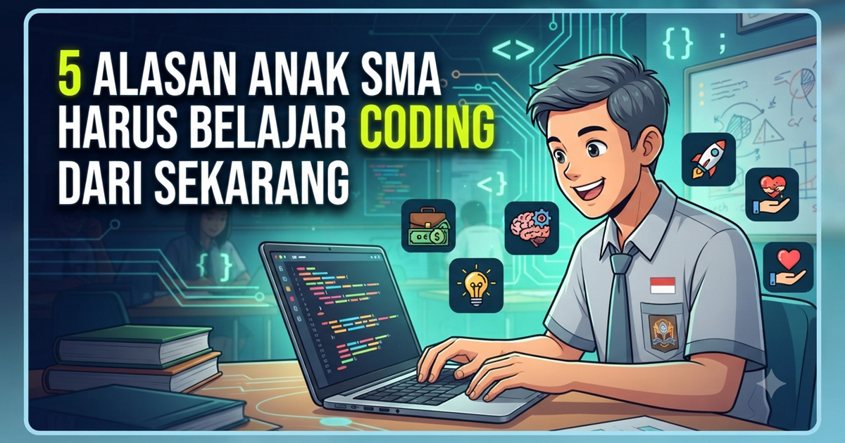 5 Alasan Anak SMA Harus Belajar Coding Dari Sekarang